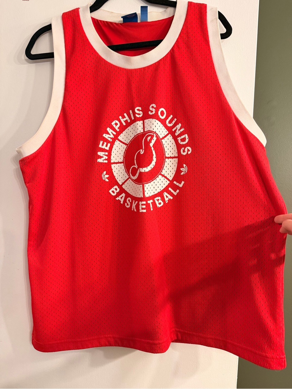 Memphis Sounds Red Basketball Jersey